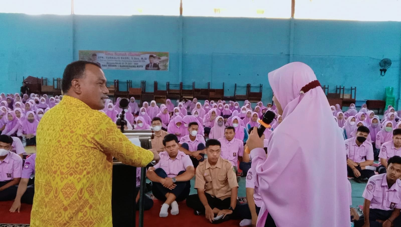 Staf Ahli Gubri Didaulat Sebagai Inspirator Di SMA Negeri 1 Bangkinang Kota