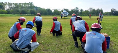 Tiga Unsur Gabungan Gelar Pelatihan Crew Helicopter Padamkan Karhutla