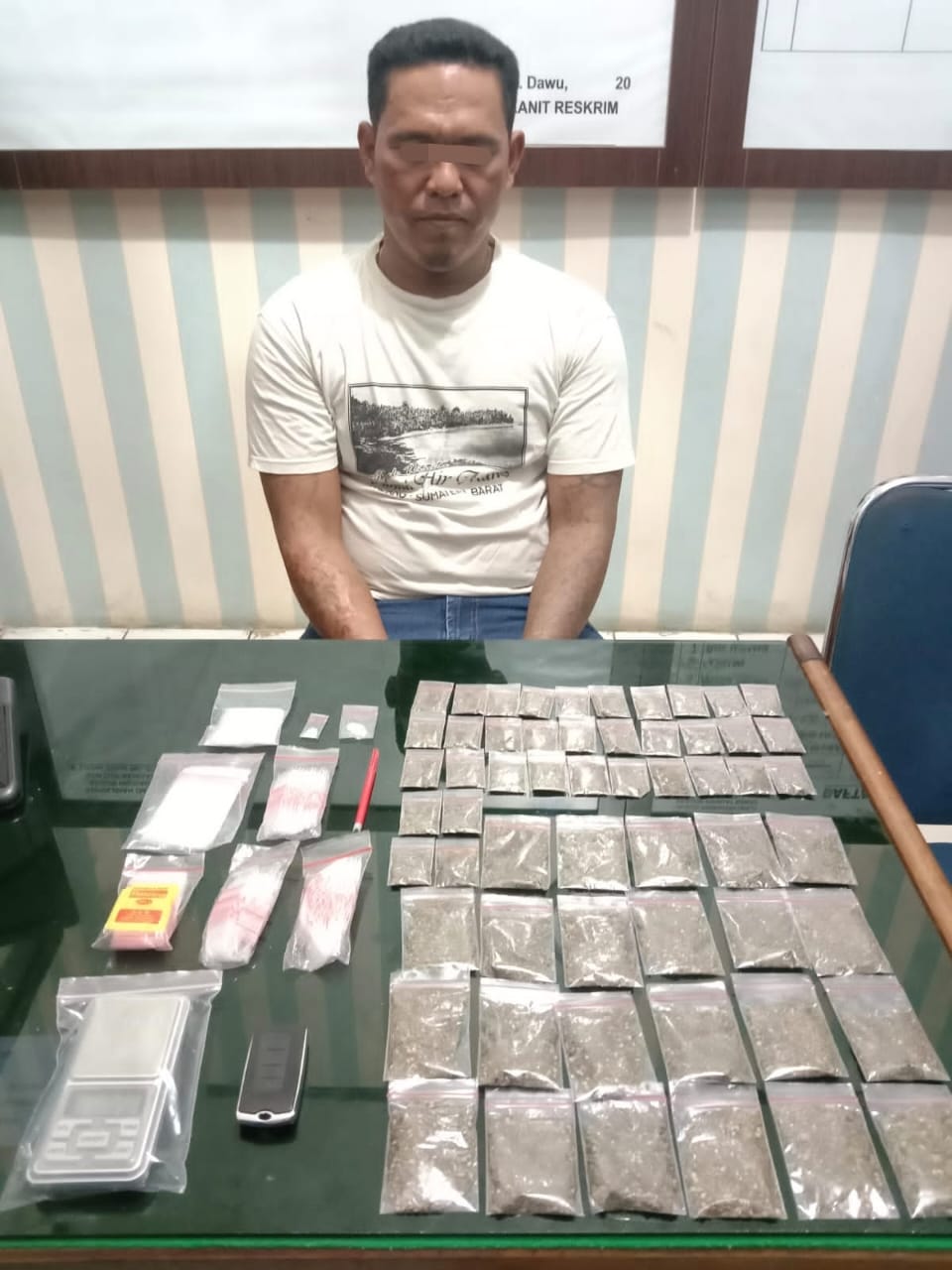 Pengedar Sabu dan Ganja di Inhu Diringkus Polisi