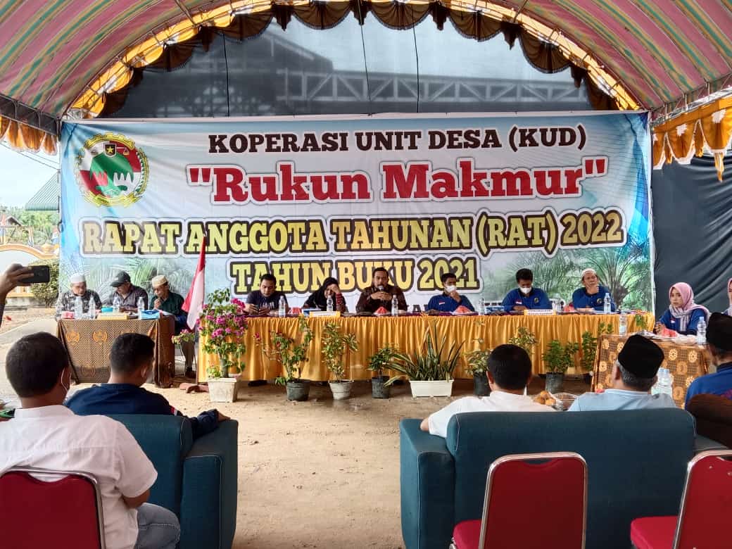 Peroleh SHU Rp 125 Juta, KUD Rukun Makmur Sukses Gelar RAT  2021