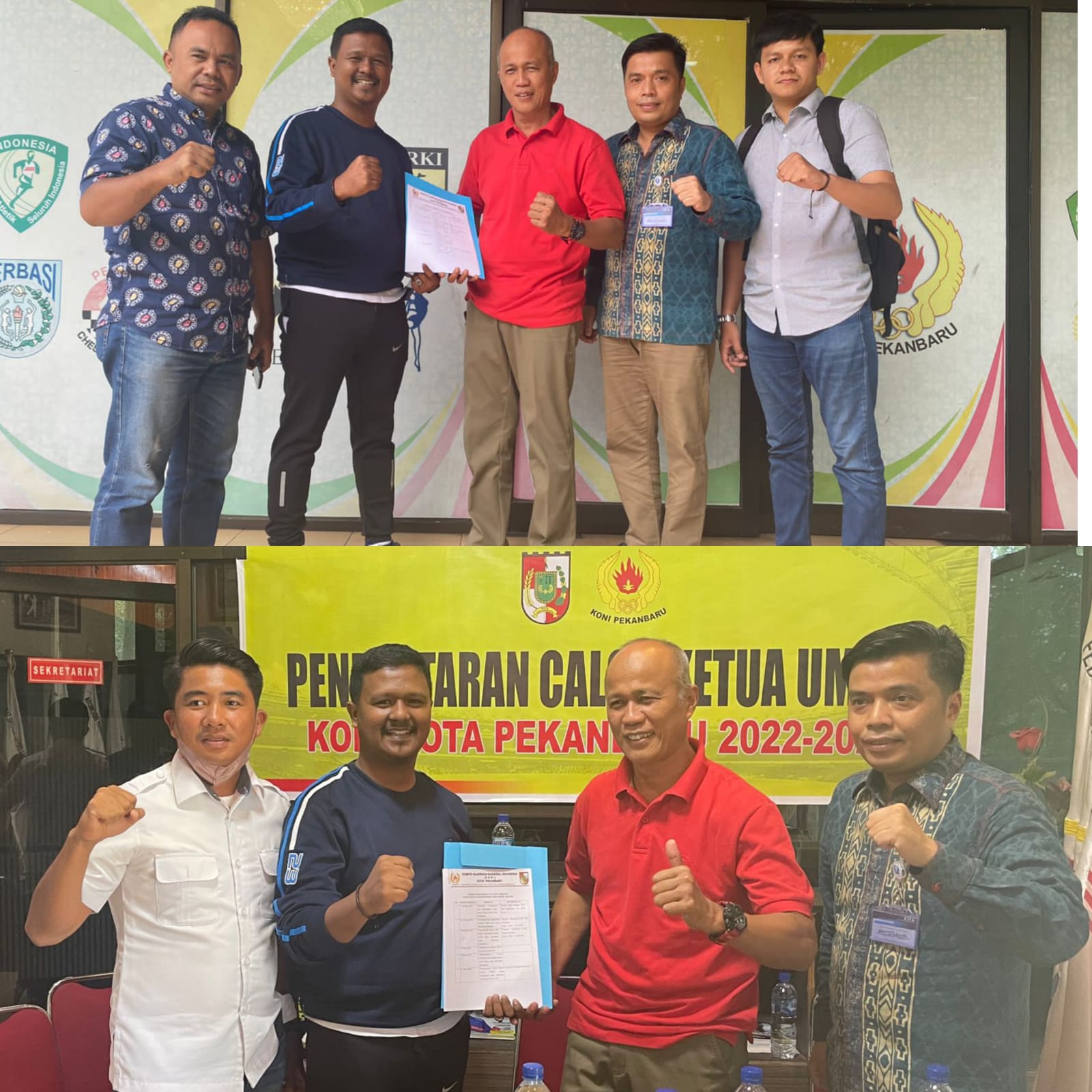 Maju Jadi Ketua KONI Pekanbaru, Muhammad Yasir Ambil Formulir Pendaftaran 