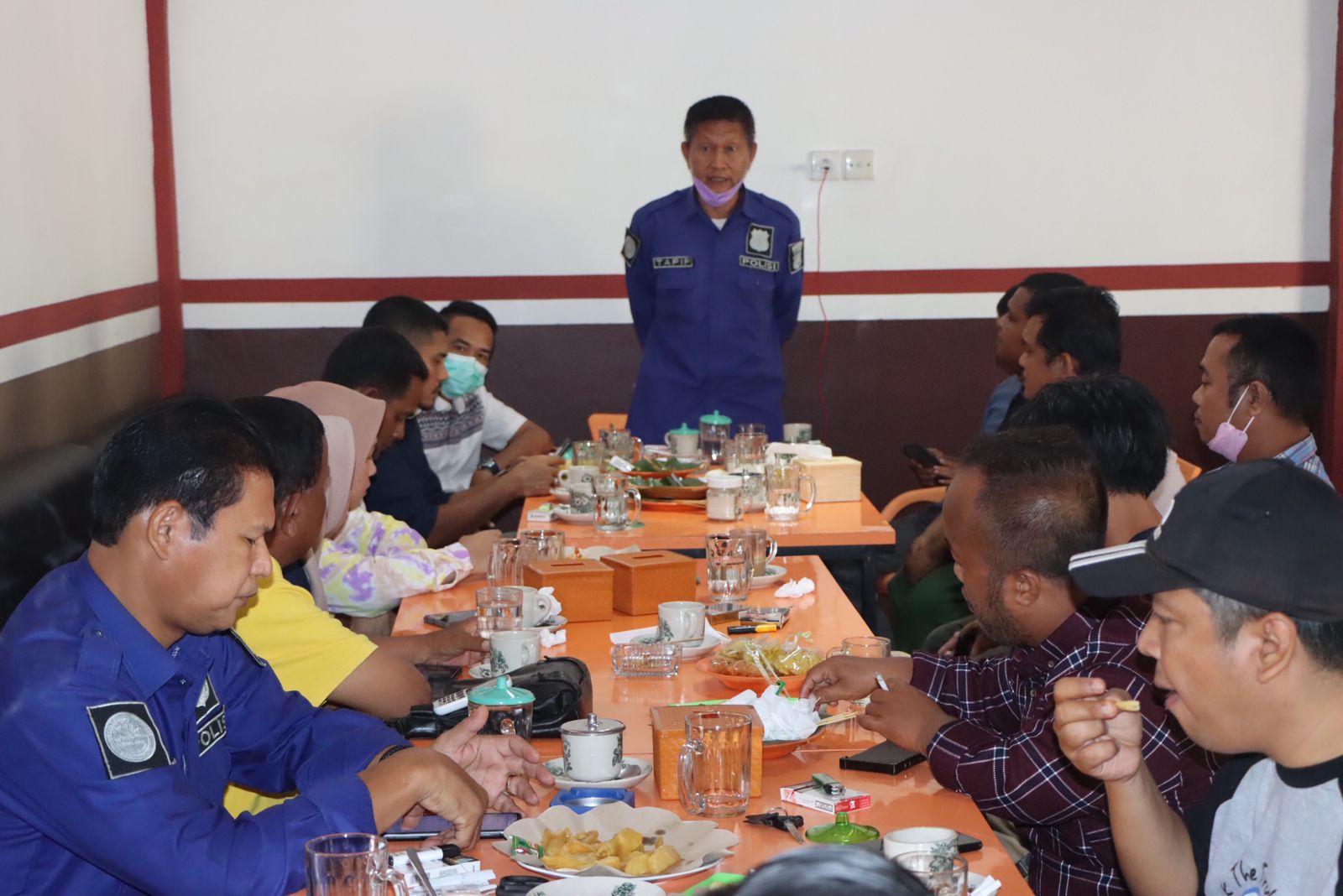 Sambut Bulan Suci Ramadan, Polres Kuansing Coffee Morning Bersama Insan Pers