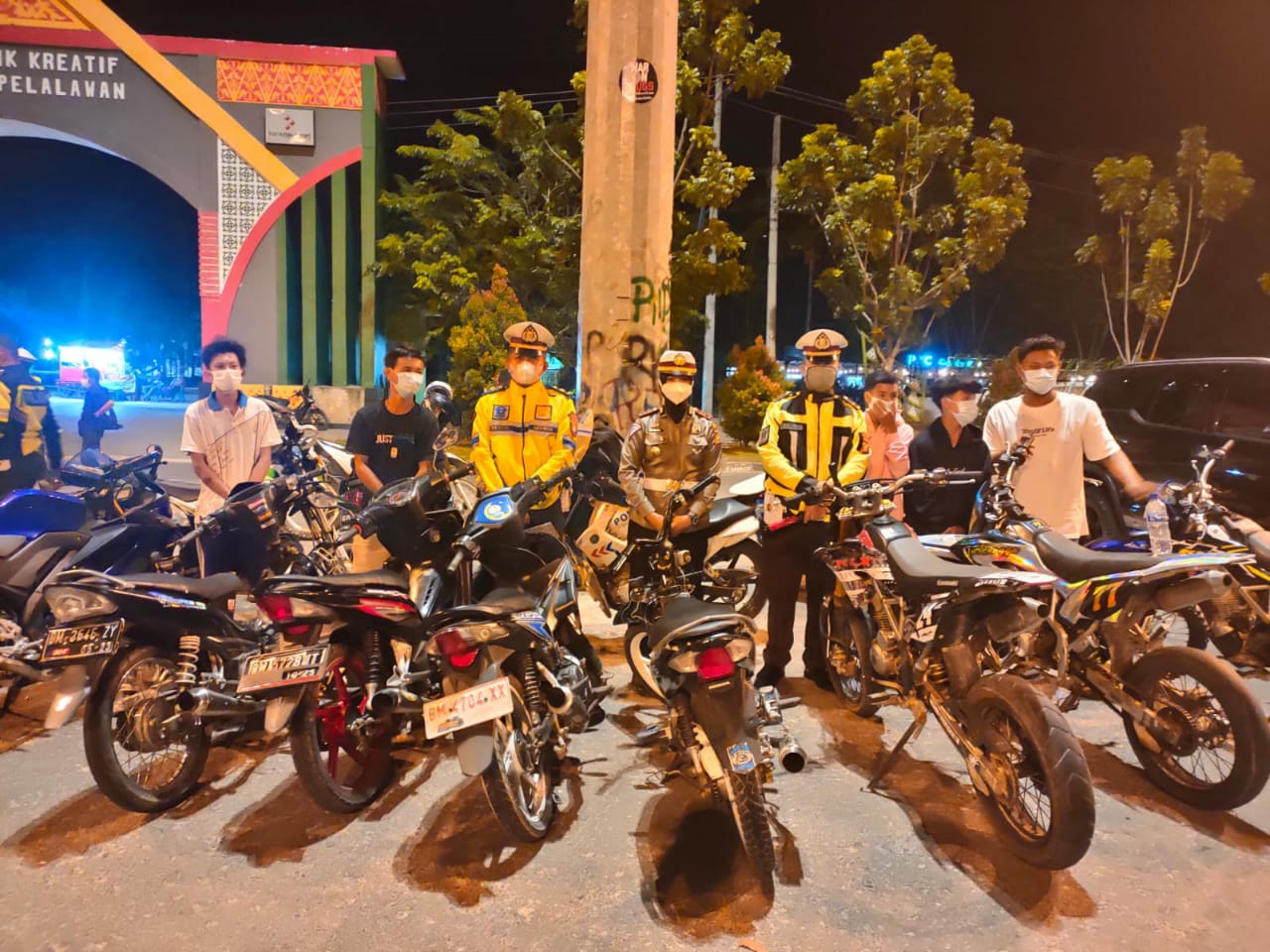 Kasat Lantas Berhasil Mengamankan Belasan Kenalpot Brong