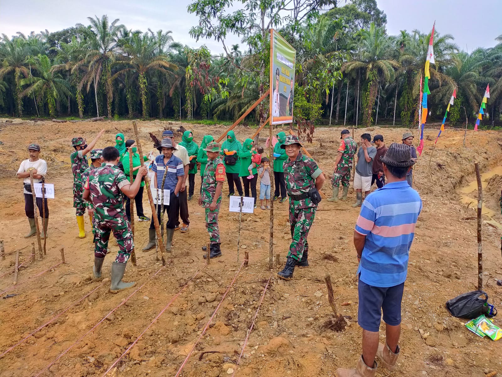 Korem 031/Wirabima Resmikan Lokasi Ketahanan Pangan 1000 Hektar