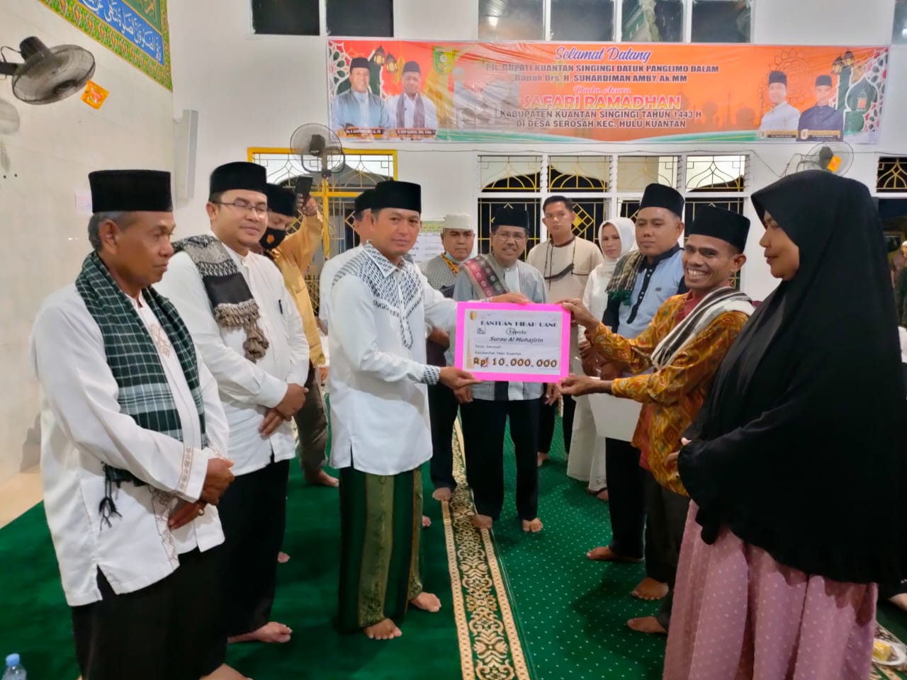 Safari Ramadan, Camat Hulu Kuantan Minta Pemkab Kuansing Bangun Rumah Tahfiz
