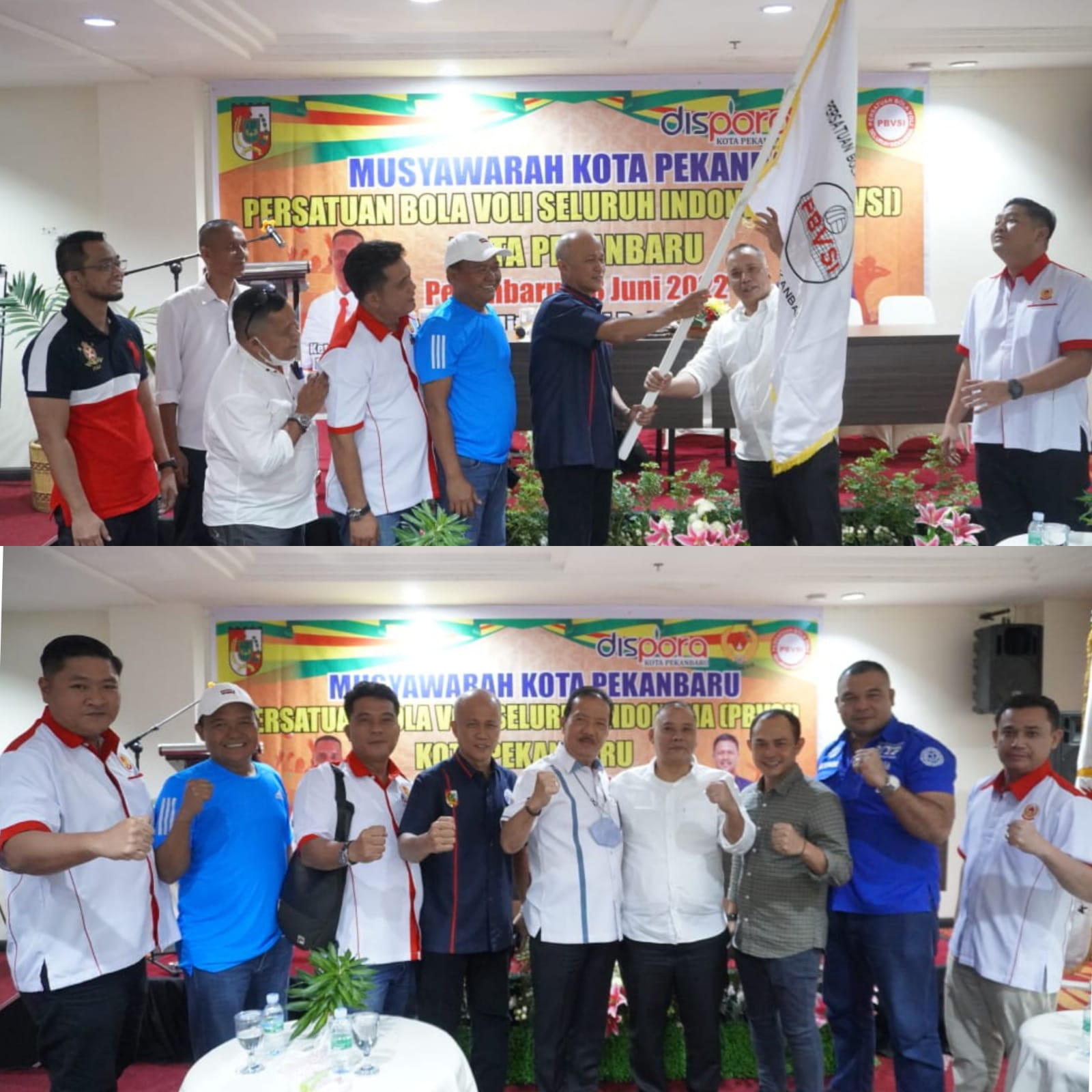 Terpilih Secara Aklamasi, Haris Kampay Pimpin PBVSI Pekanbaru