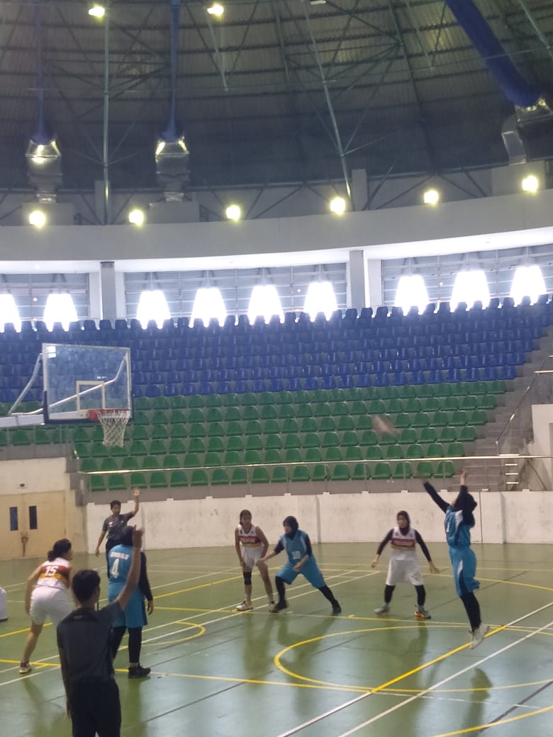 Pekanbaru Tundukkan Bengkalis Di Babak Final Basket Putri POPDA RIAU XV