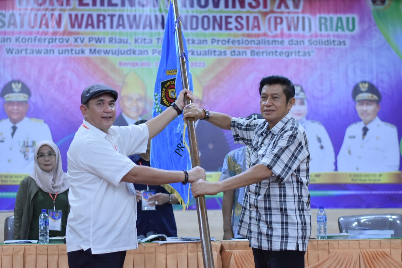Unggul Suara Telak,  Zulmansyah Kembali Pimpin PWI Riau