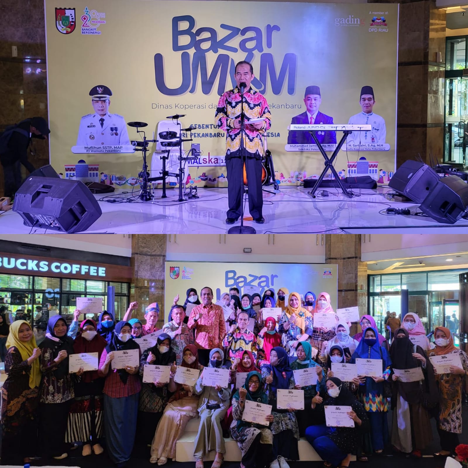 Tutup Bazar, Diskop Pekanbaru Siap Bantu Promosikan Hasil Kreatifitas UMKM 