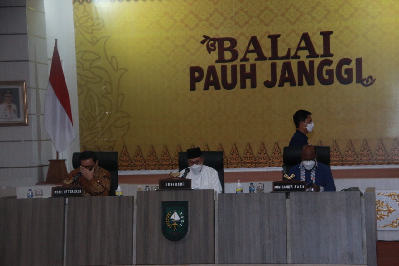 Rakor Dengan Kepala Daerah Se-Riau, KASN Minta Mutasi Jabatan tak Seperti Tari Poco-poco