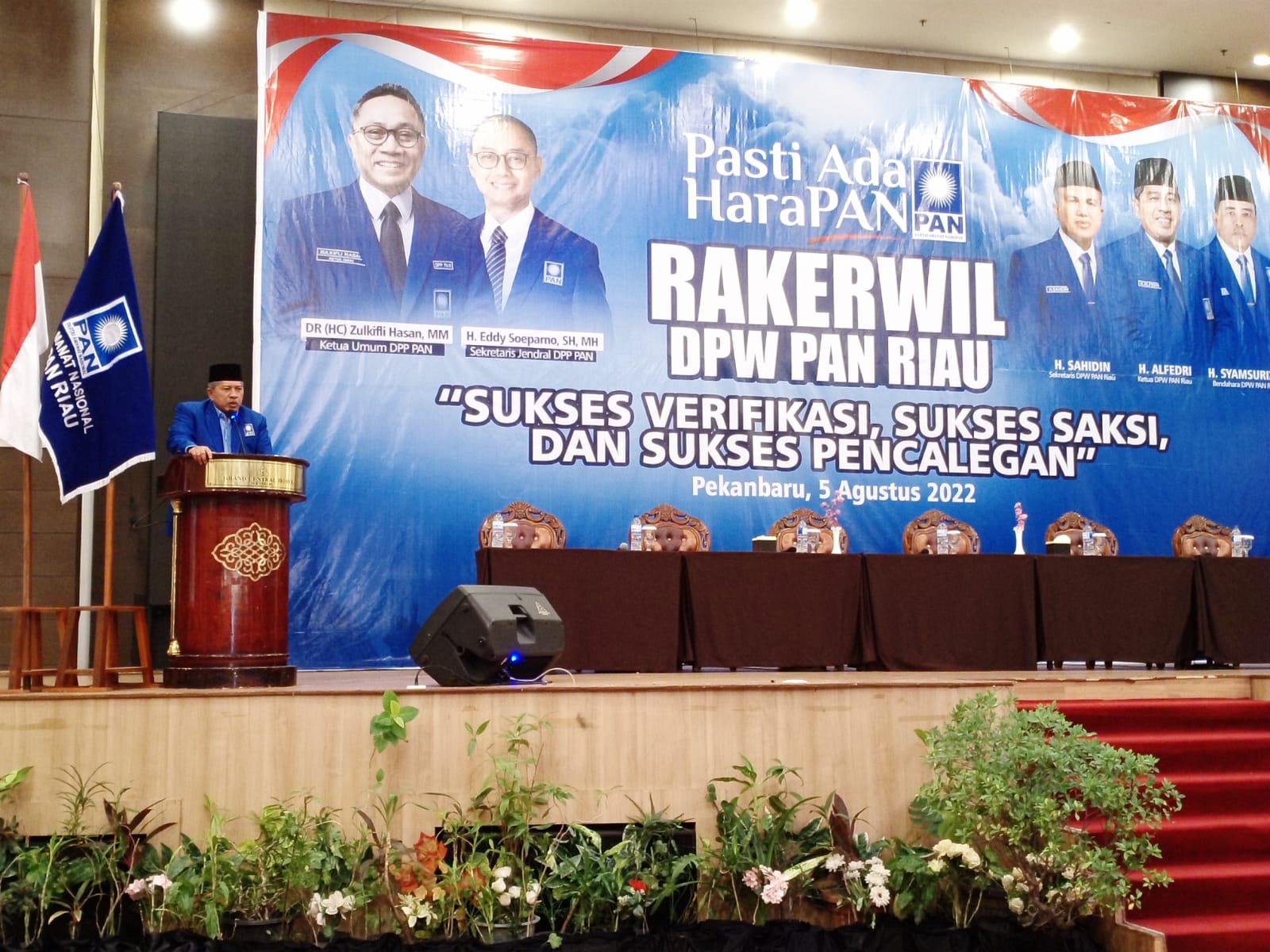 Alfedri Buka Rakerwil PAN Riau, Dua Agenda Penting Dibahas