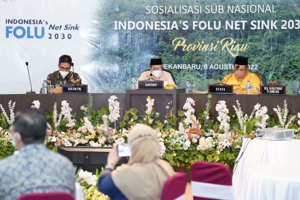 Gubernur Riau Syamsuar Dukung Program FOLU Net Sink 2030 dari KLHK