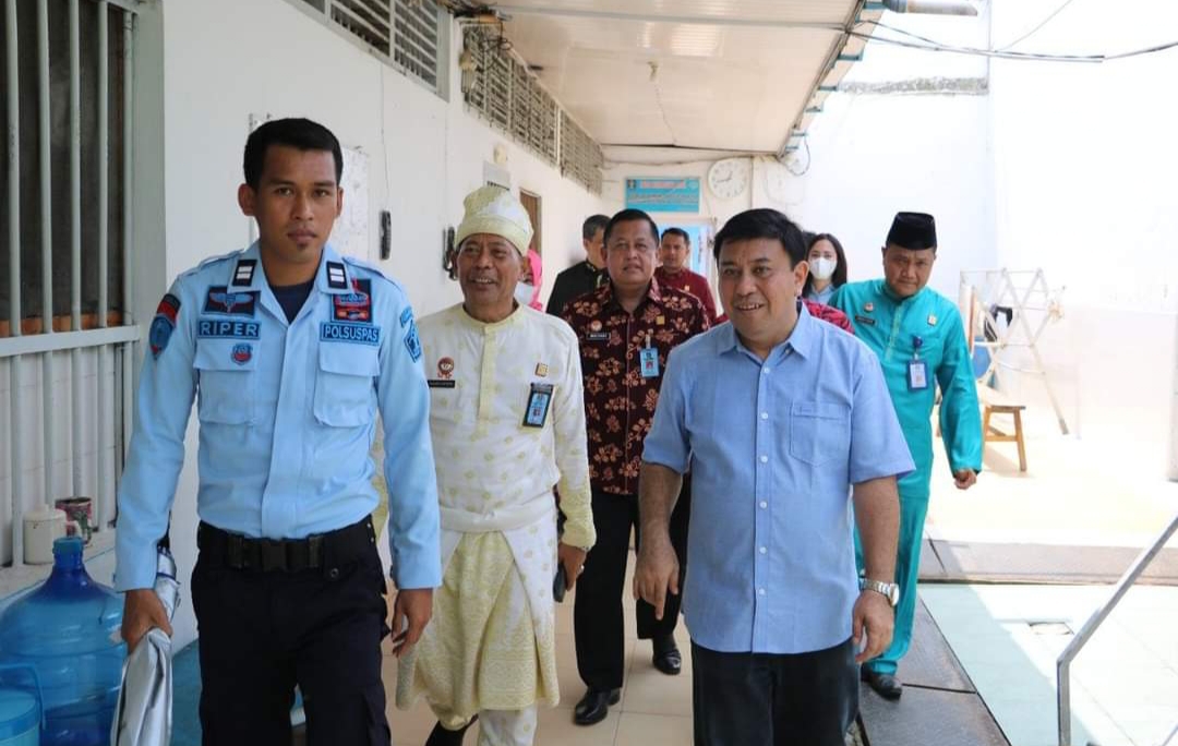 Stafsus Menkumham Cek Lokasi Upaya Penyelundupan Narkoba di Lapas Pekanbaru