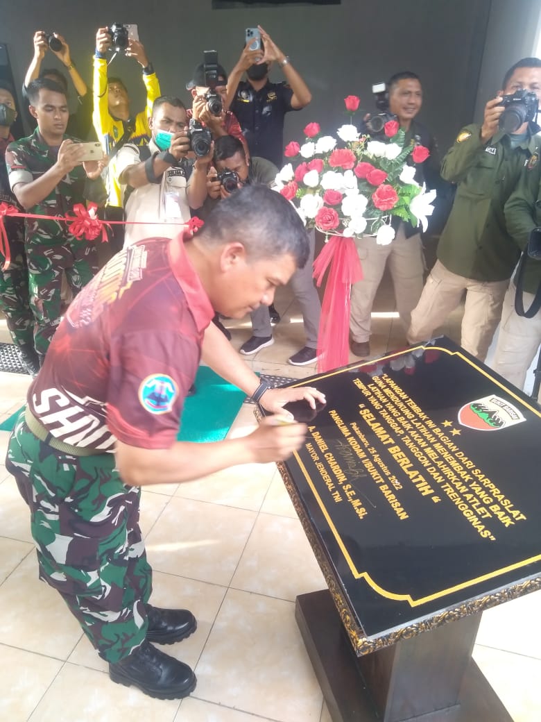 Panglima Kodam I Bukit Barisan Resmikan Lapangan Tembak Di Pekanbaru