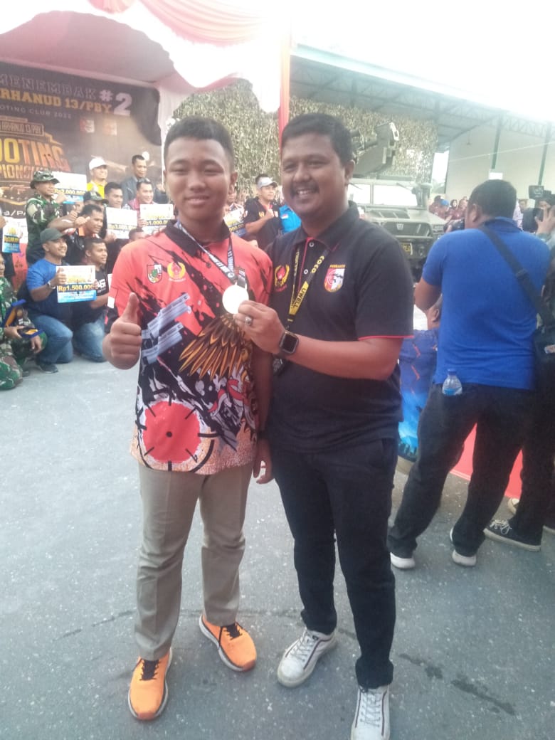 Pekanbaru Juara Umum Kejuaraan Menembak Danyon Cup II Arhanud 13 