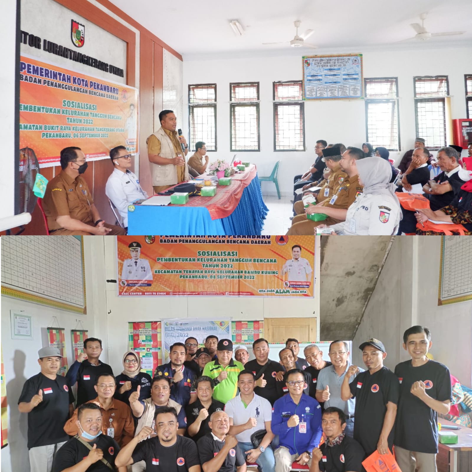 Sosialisasi Kelurahan Tangguh Bencana di Empat Kelurahan Di Pekanbaru