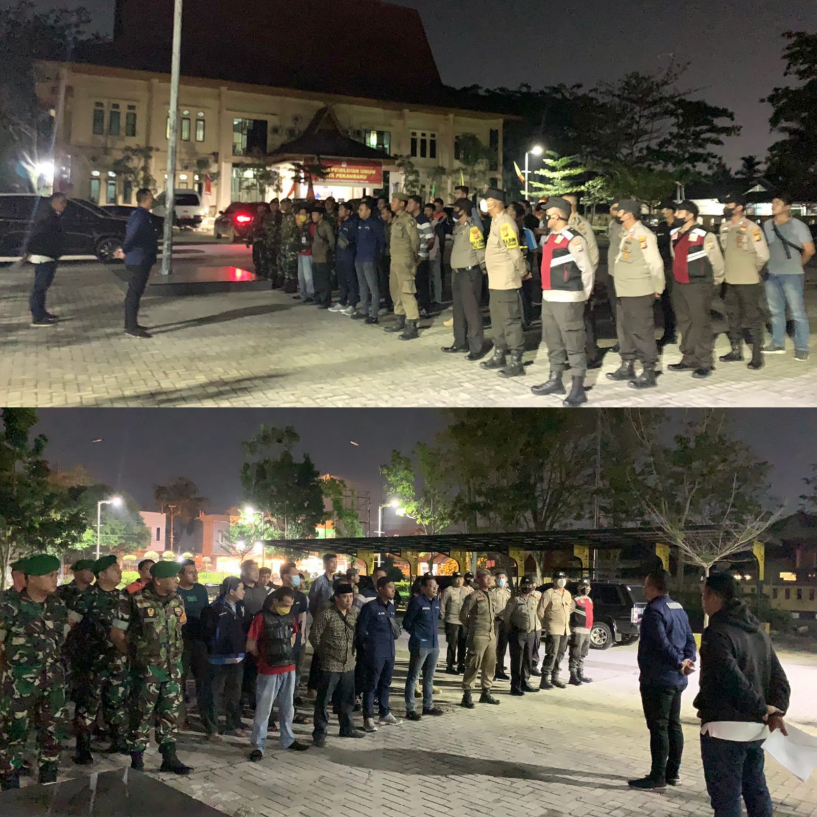 Tim Gabungan Bergerilya Malam Hari Awasi TPS Ilegal di 6 Kecamatan