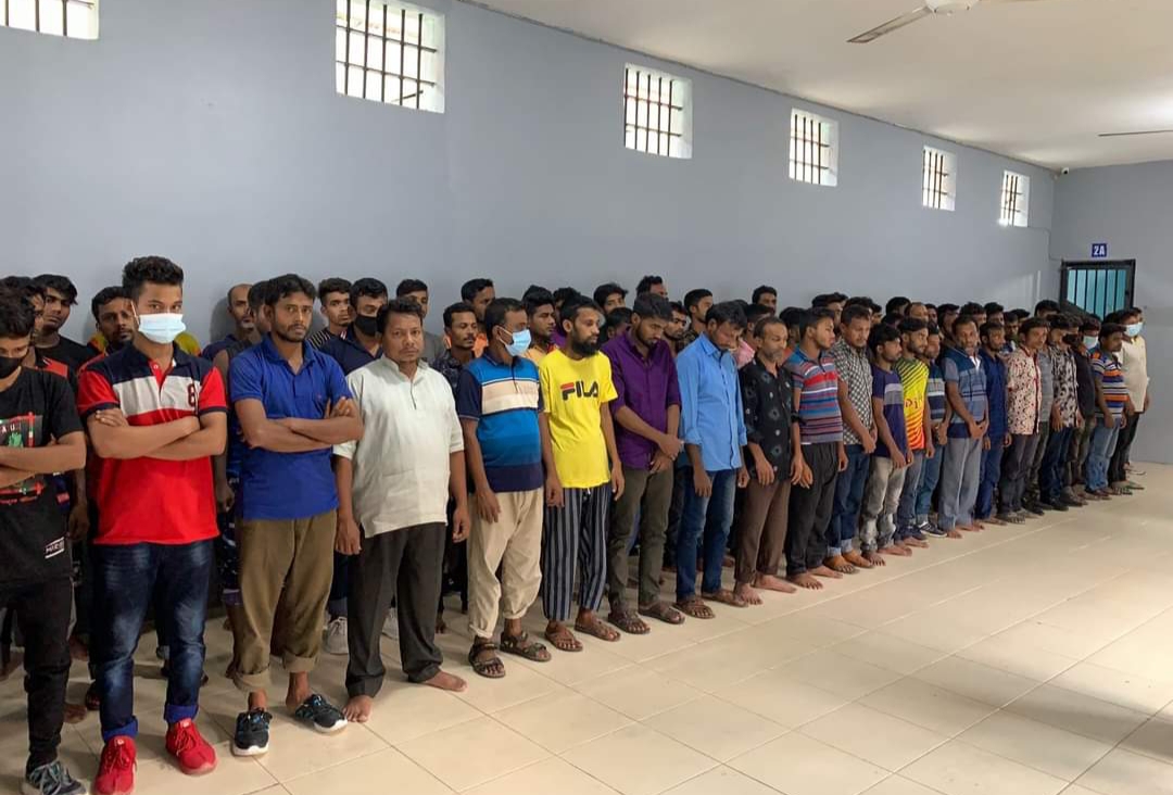 Langgar Keimigrasian, 75 WNA Bangladesh Diamankan di Rudenim Pekanbaru