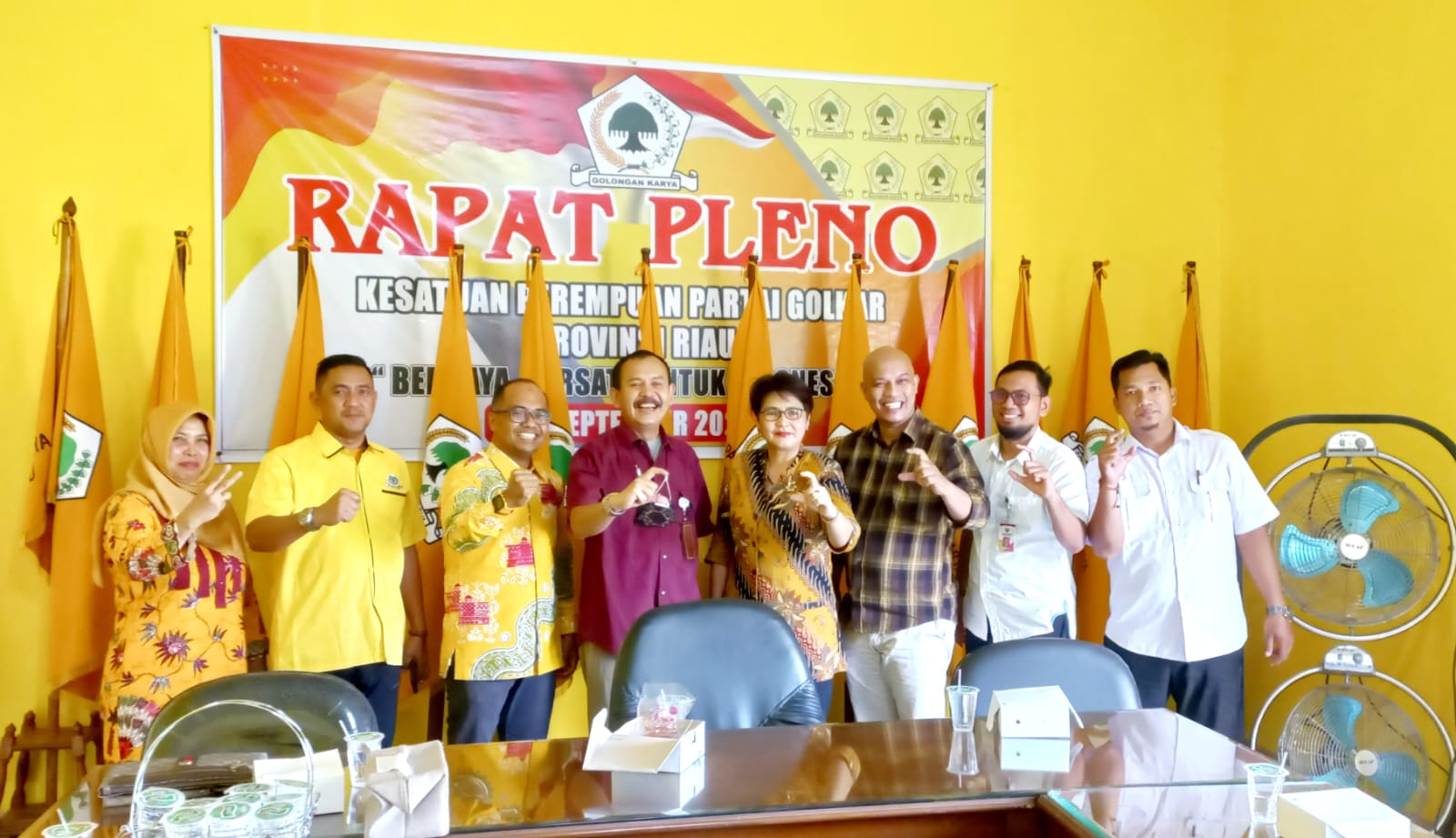 Terima Kunjungan KI Riau, PPID Golkar Dukung Keterbukaan Informasi