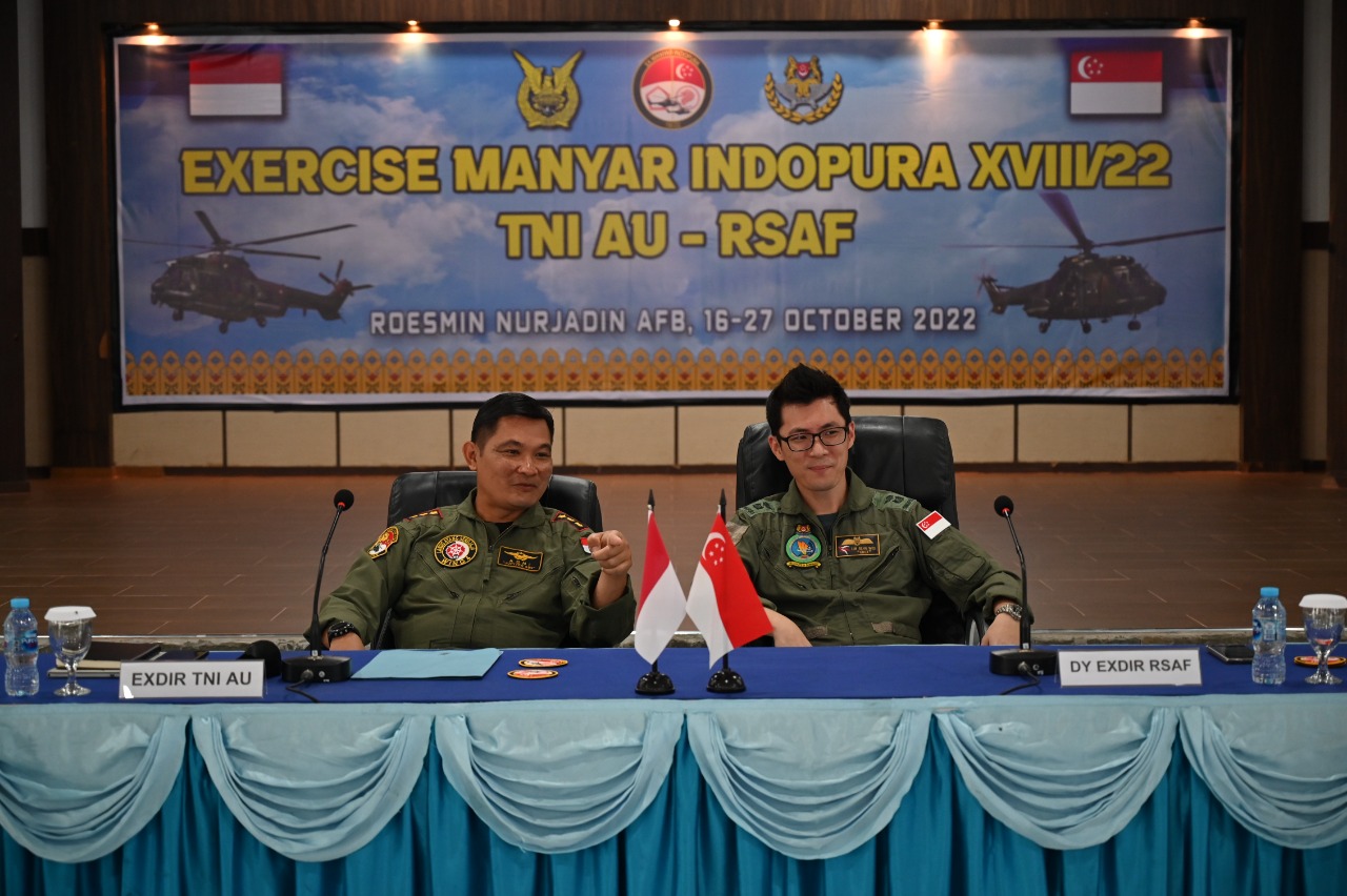 Tingkatkan Kemampuan Militer, TNI AU dan RSAF Gelar Latihan Bersama di Lanud Pekanbaru