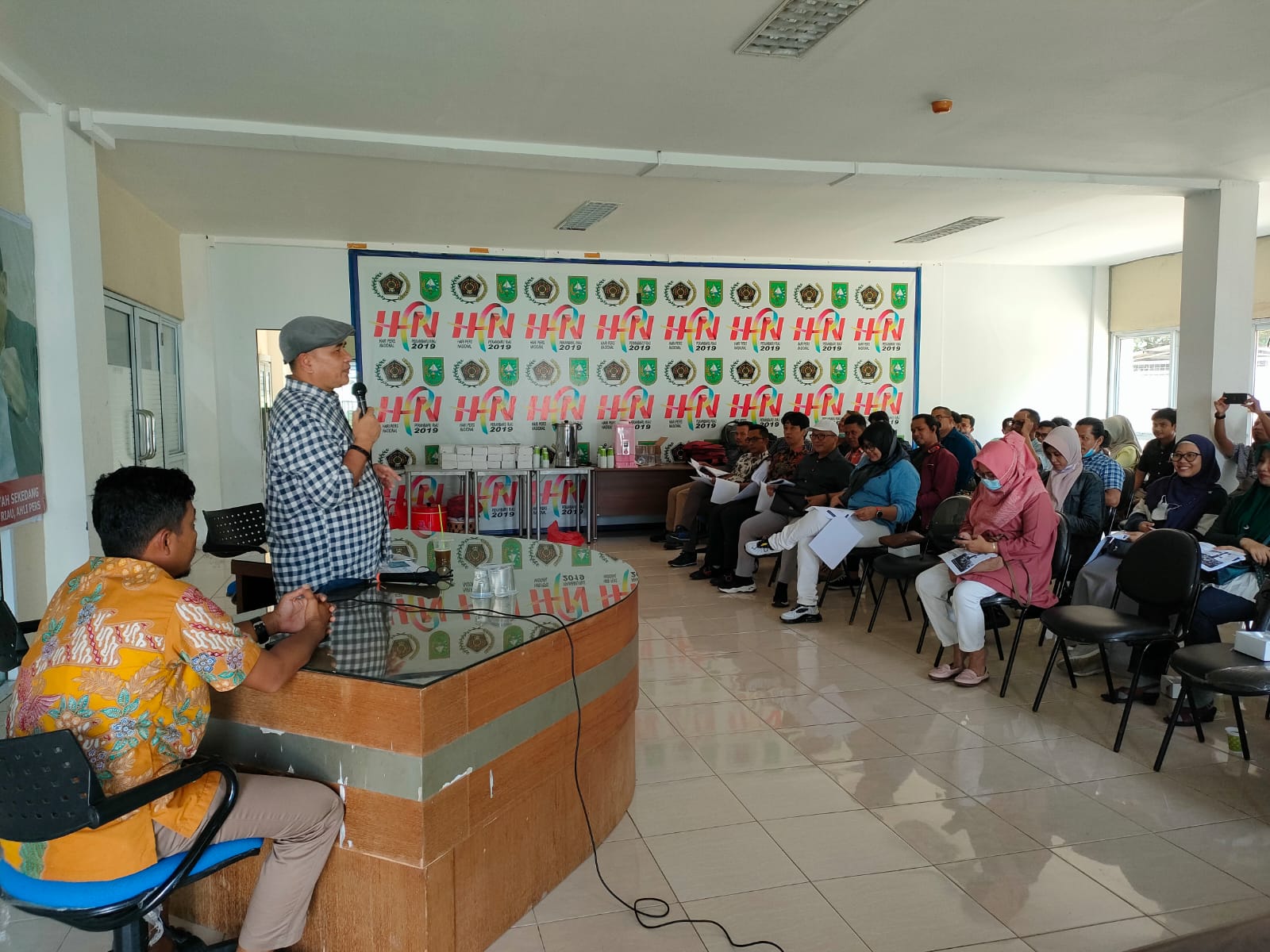 Pra UKW, Ketua PWI Riau Harap Peserta  Lulus 100 Persen