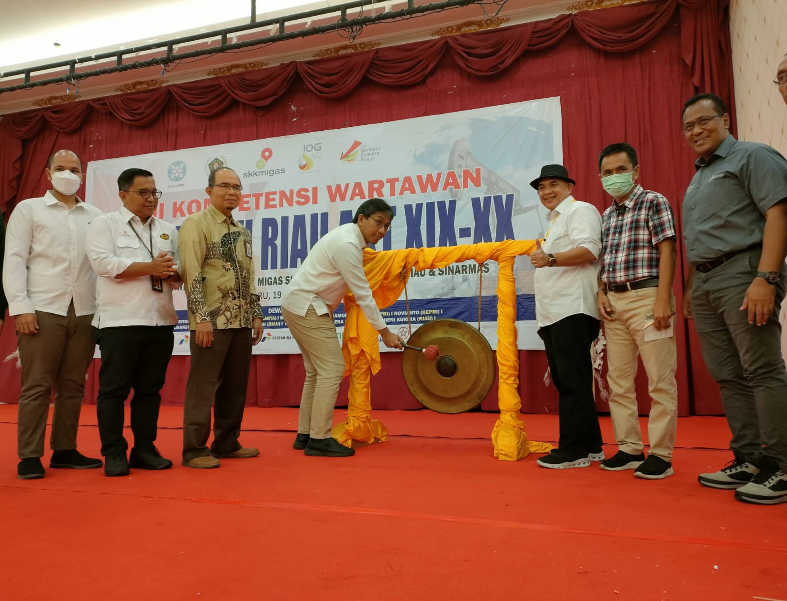 Kepala SKK Migas Buka 10 Kelas UKW Angkatan XIX dan XX PWI Riau 