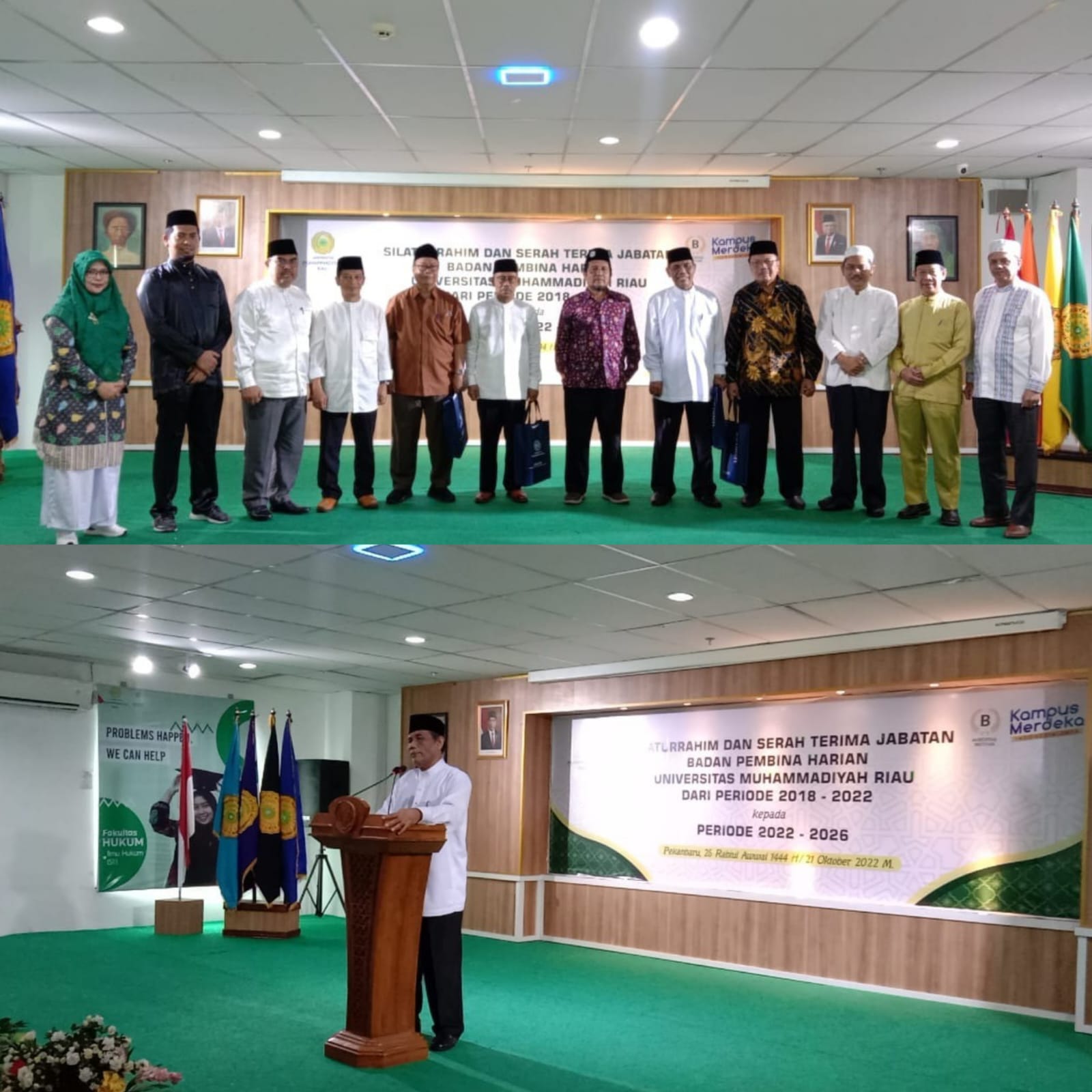Sertijab Ketua BPH, Saidul Amin Ingatkan Wakil Rektor dan Dekan Sering Diskusi 