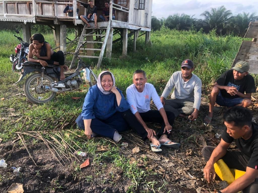 Warga Desa Payarumbai Inhu Ambil Alih Penguasaan Kebun Sawit Milik PT Tugu Palma