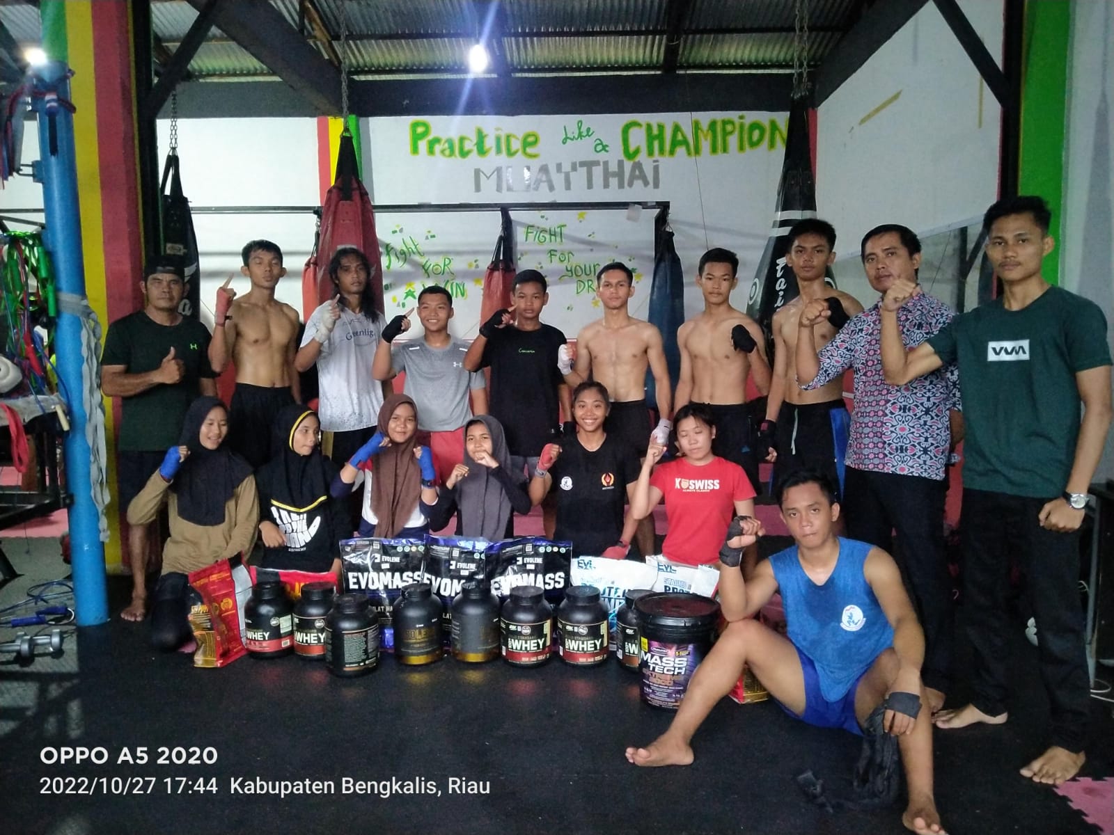 Persiapan Atlet Muaythai Bengkalis Menuju Porprov Terkendala Suplemen 