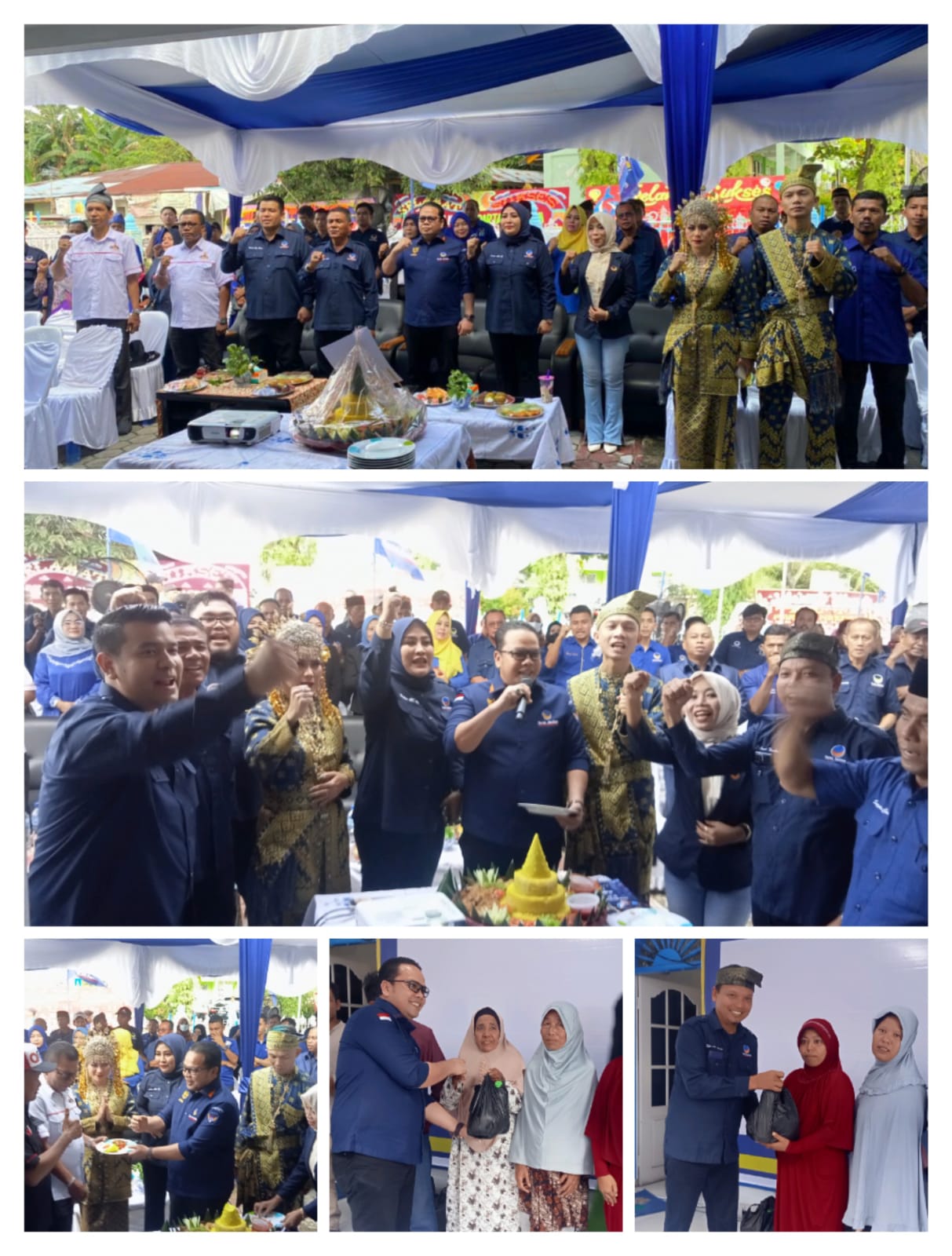 HUT Ke-11 DPD Nasdem Pekanbaru Meriah, Abubakar Siddik : Semua Harus Bersatu untuk Kemenangan 