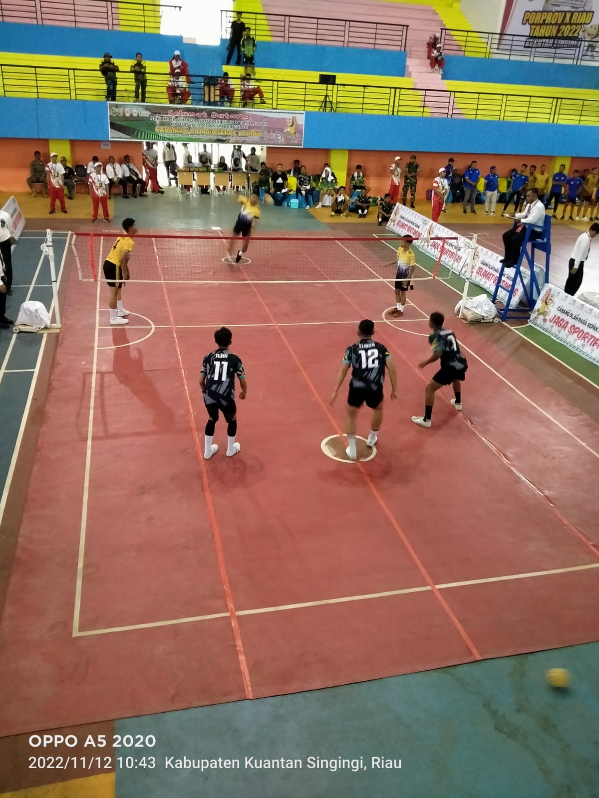 Porprov X Kuansing Dimulai, Tim Takraw Bengkalis Hajar Pekanbaru 3-0