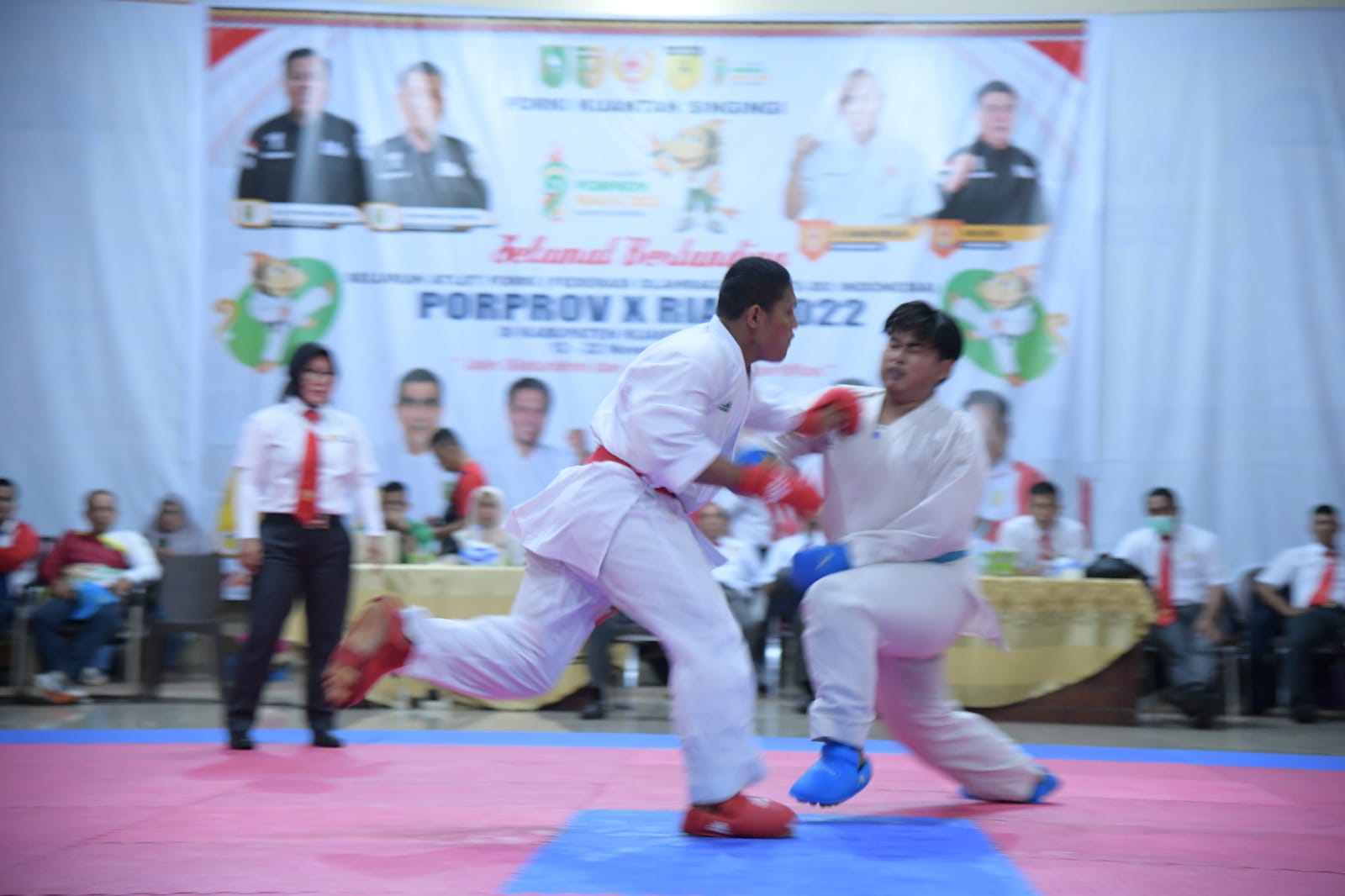 Hari Kedua Cabor Karate, M Duski Mubaroq Persembahkan Emas untuk Bengkalis