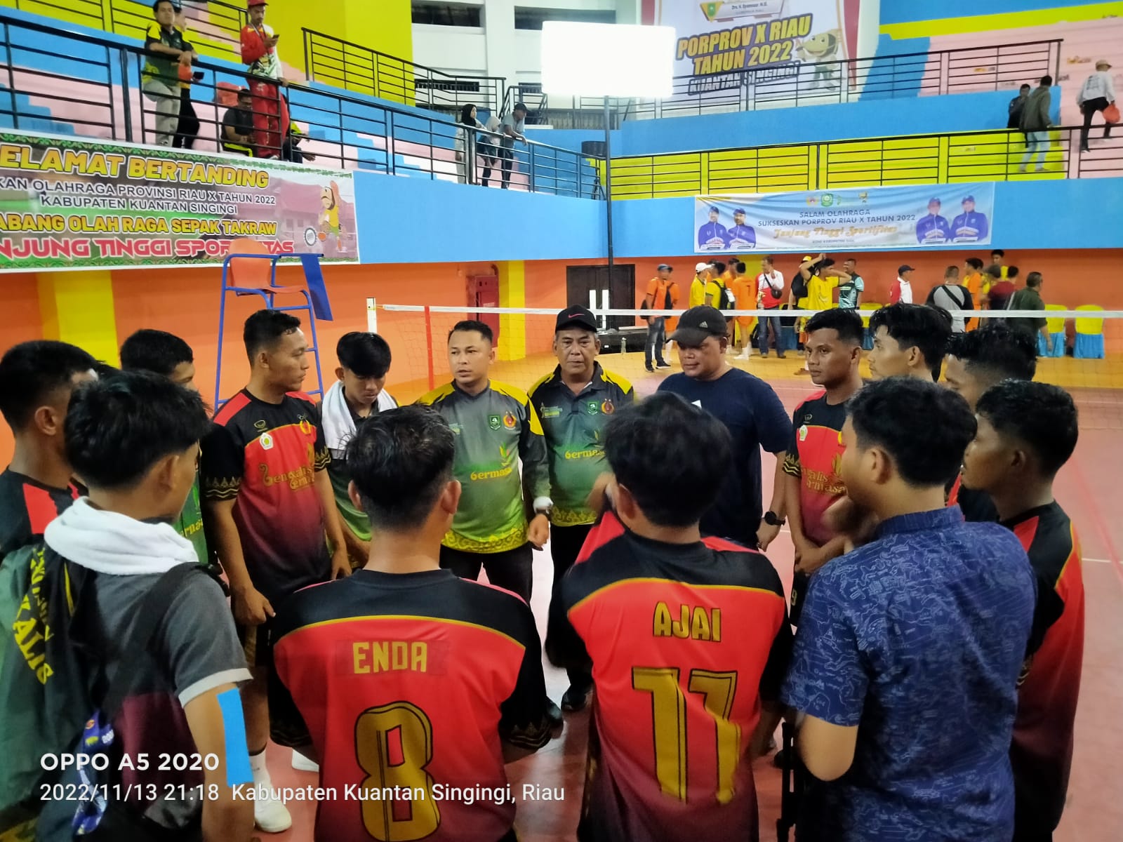 Tim Takraw Putri Bengkalis Raih Emas, Putra Melaju ke Babak Final
