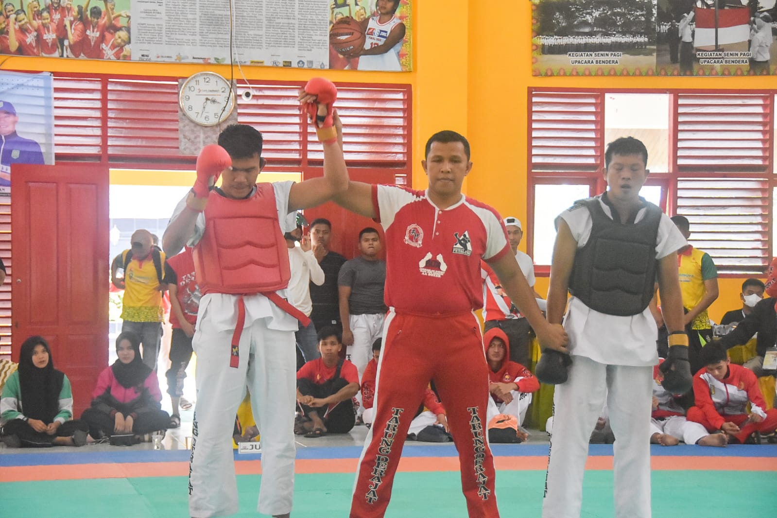 Bengkalis Borong 5 Emas Cabor Tarung Derajat Porprov X Kuansing 