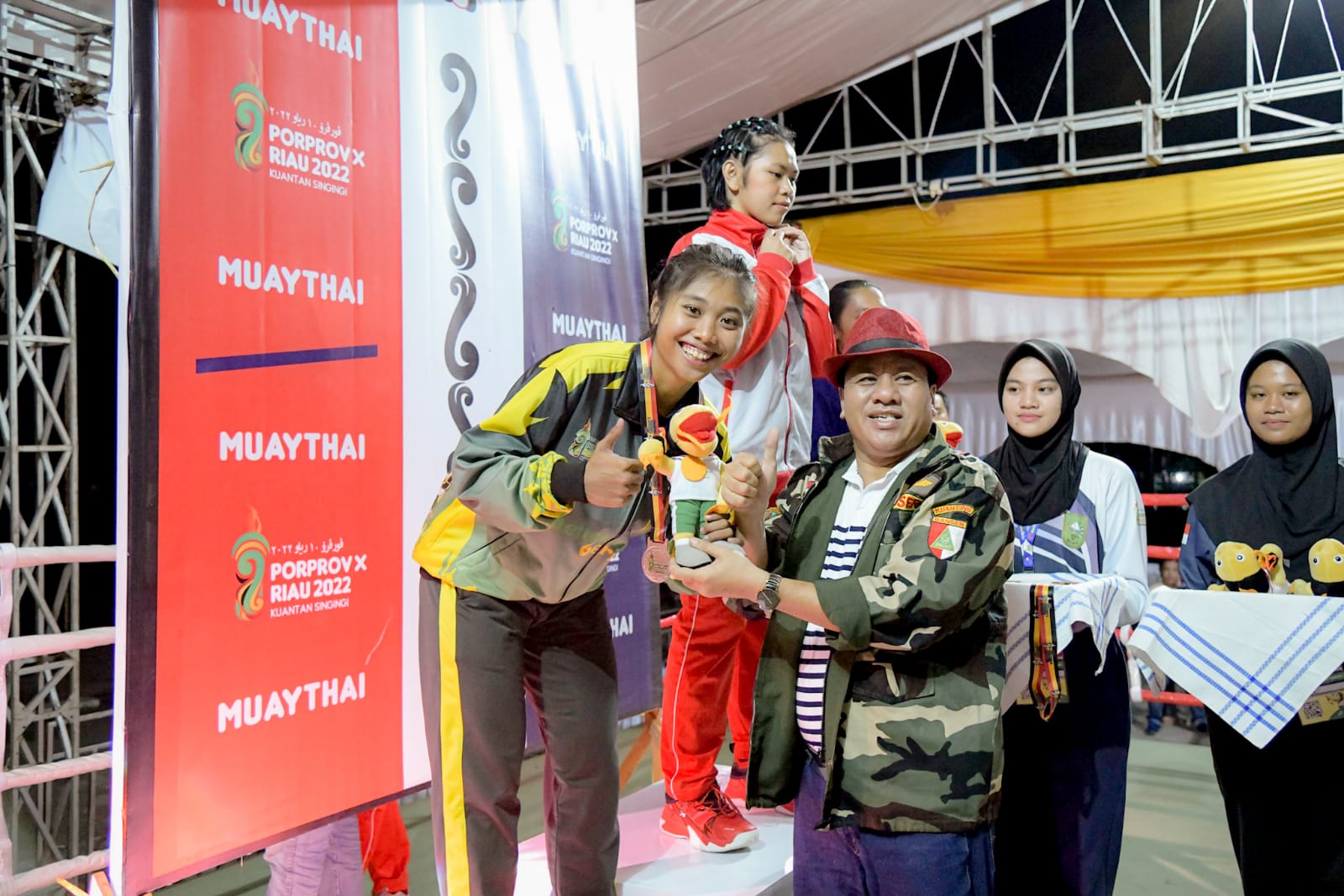 Pertandingan Muaythai Berakhir, Bengkalis Persembahkan 6 Emas