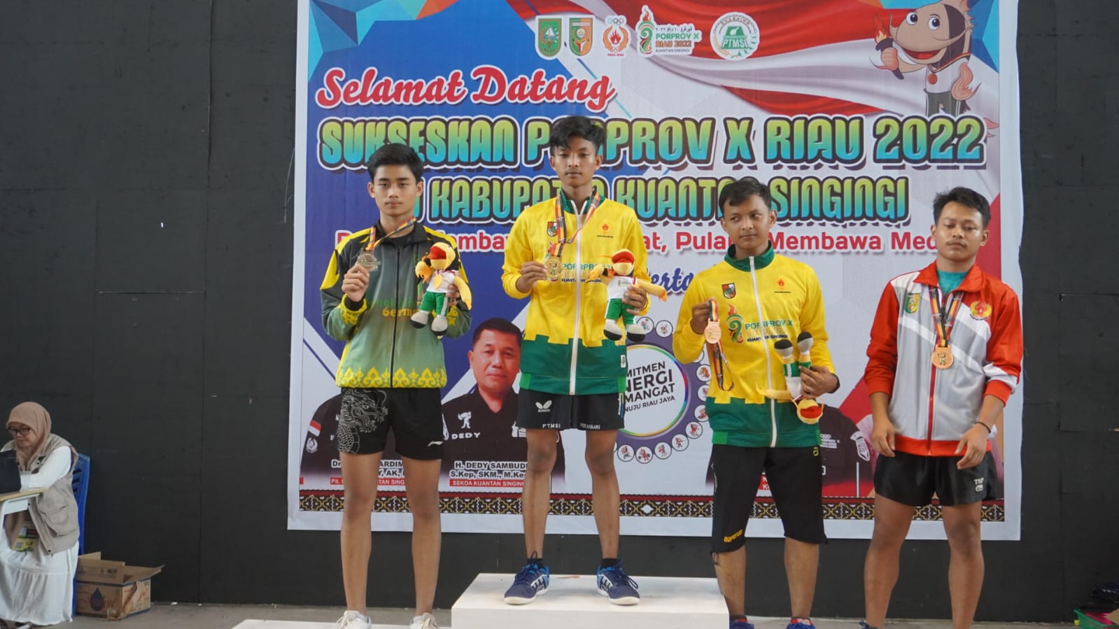 Selamat! Pekanbaru Juara Umum Tenis Meja Porprov X Riau 