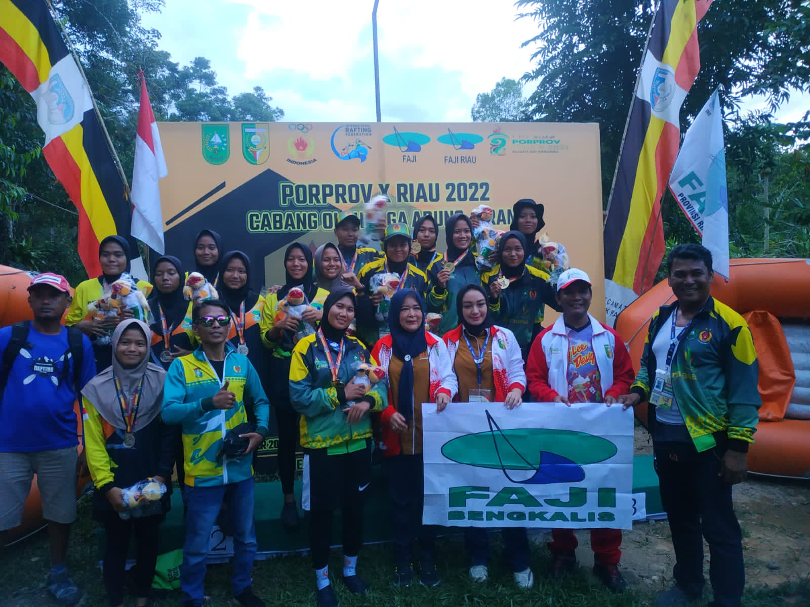 Pundi-pundi Emas Bengkalis Bertambah dari  Arung Jeram