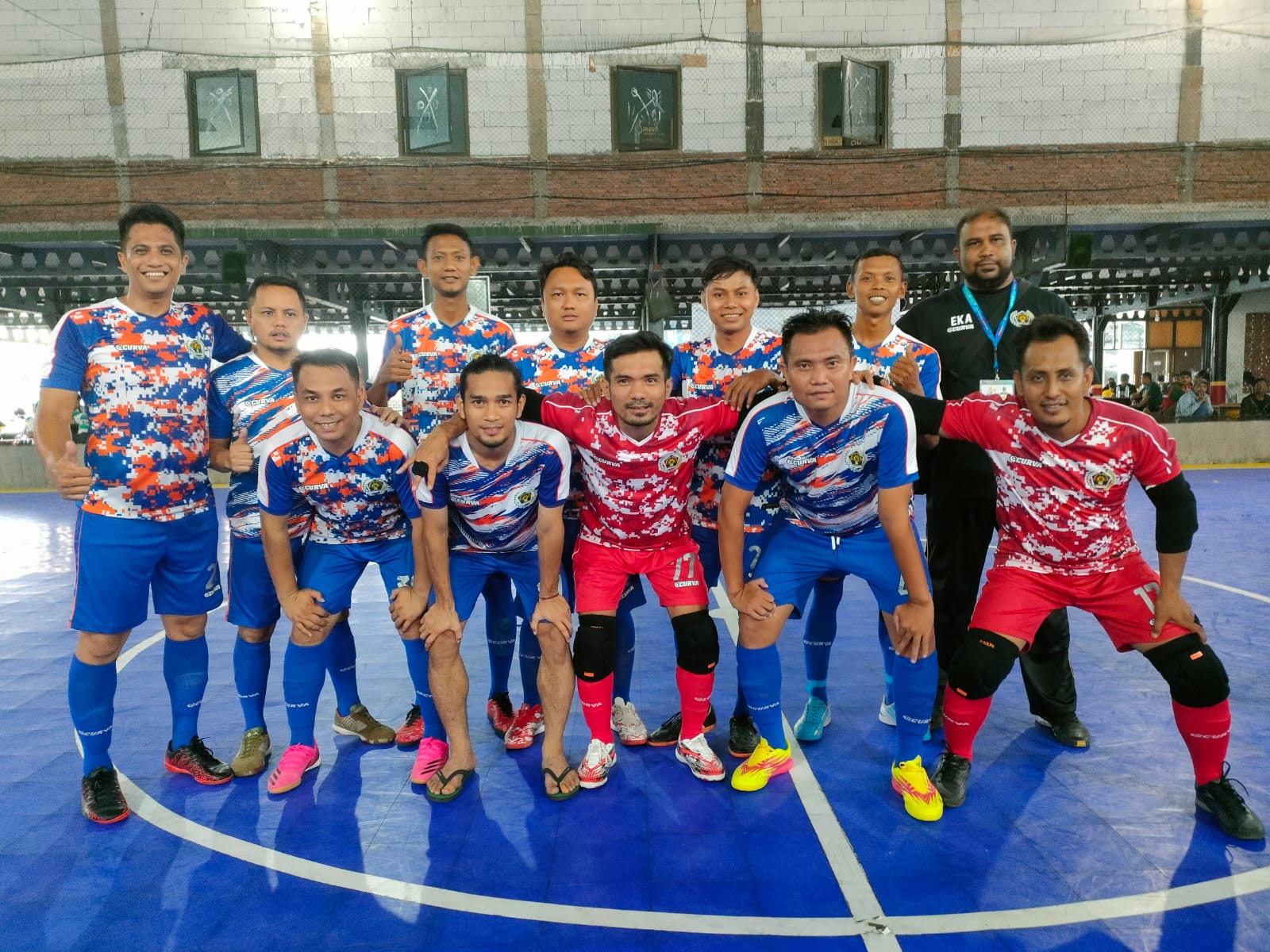 Kalahkan Bali 11-1, Tim Futsal PWI Riau Lolos Semi Final Porwanas XIII 2022