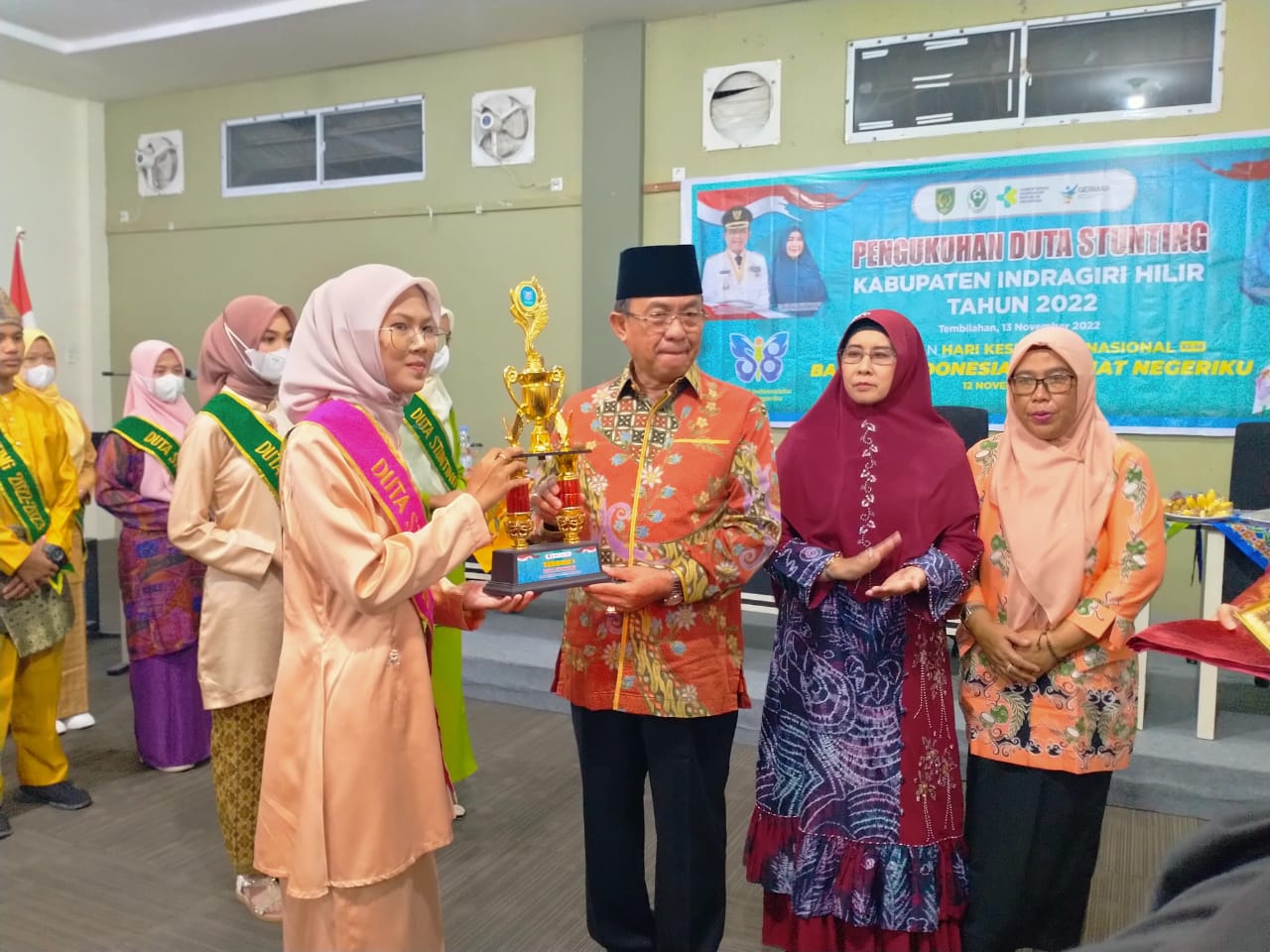 Terpilih Jadi Duta Stunting, Titania Melani Putri Bertekad Turunkan Angka Stunting di Inhil