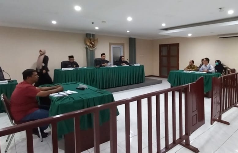 Sidang Sengketa Informasi Media  di Inhil Terhadap Sekda Berlanjut