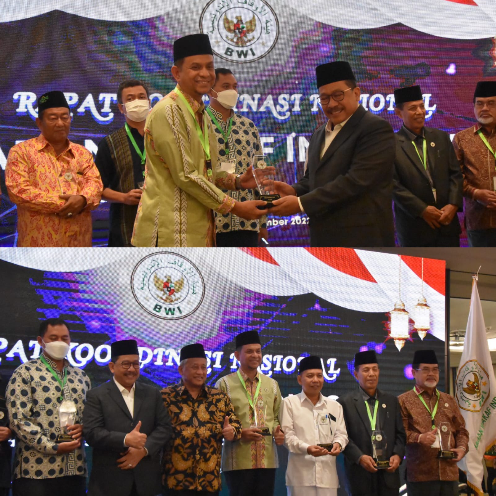 Tahun Ini,BWI Riau dinobatkan Jadi Badan Wakaf Indonesia Terbaik di Indonesia 