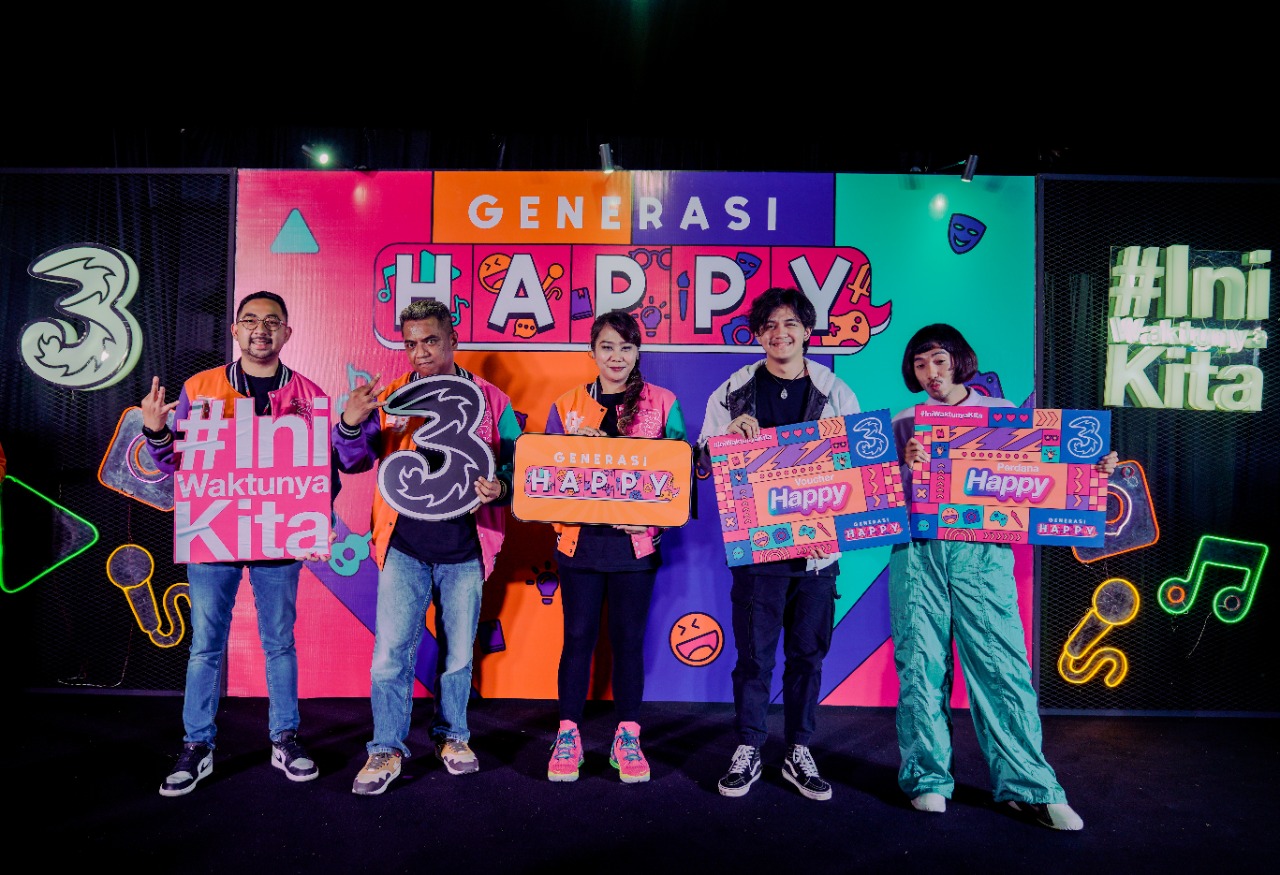 Kunjungi Pulau Sumatra, Tri Ajak Gen Z Ramaikan Festival Generasi Happy di Palembang!