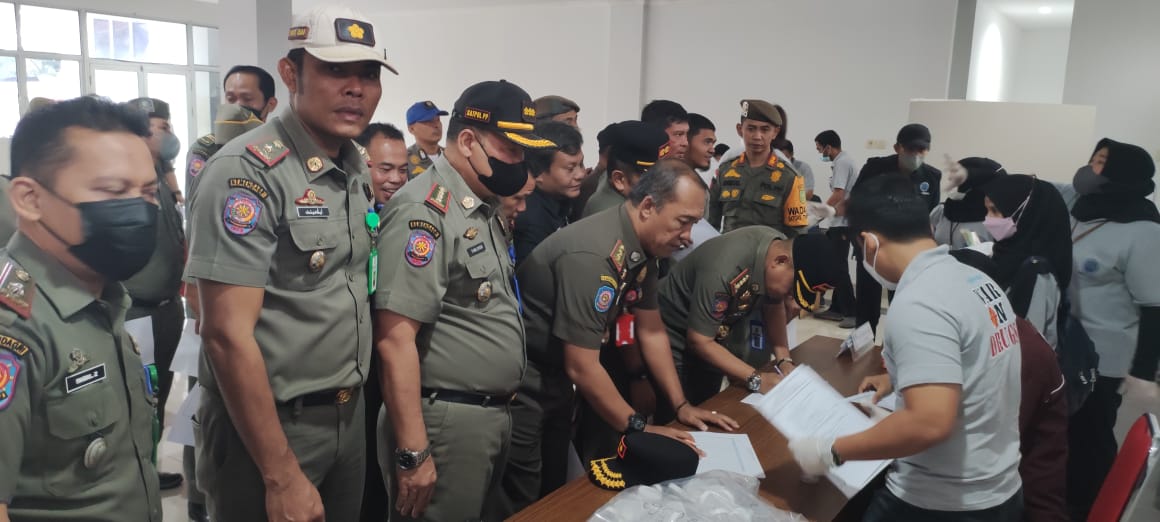 400 Personel Jalani Tes Urine, Kasatpol PP: Hasil Langsung Dilaporkan pada Gubri