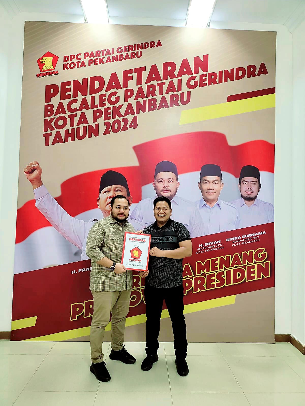 Politisi Muda Gerindra Aprianto Maju Jadi Caleg DPRD Pekanbaru 2024