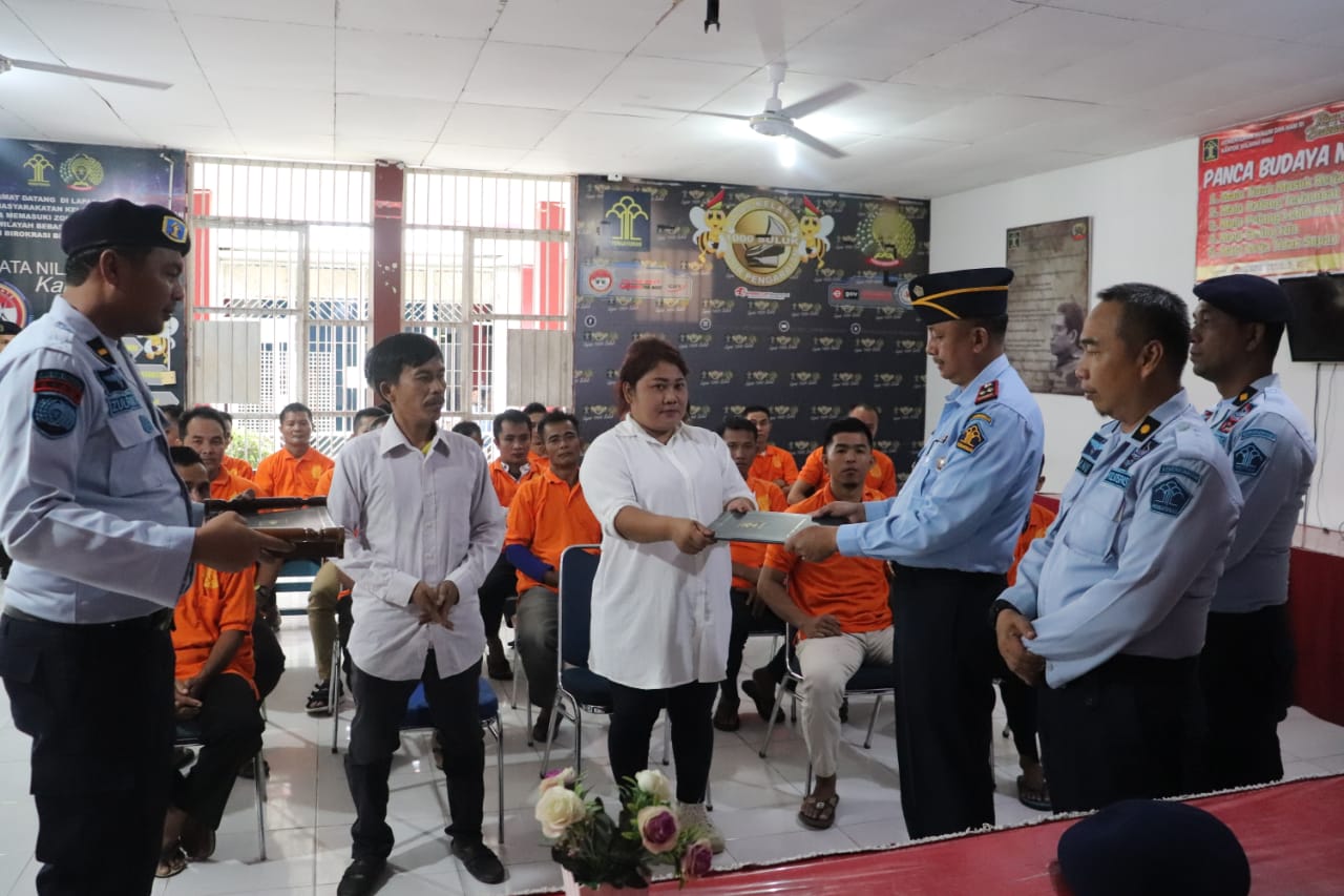 Hari Ini 760 Narapidana di Riau Terima Remisi Natal 2022, Enam Orang Langsung Bebas