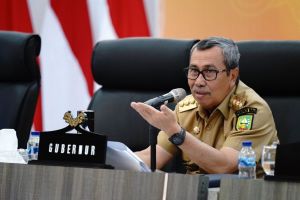 Gubri Laporkan Upaya Pengendalian inflasi dalam Rakor dengan Kemendagri