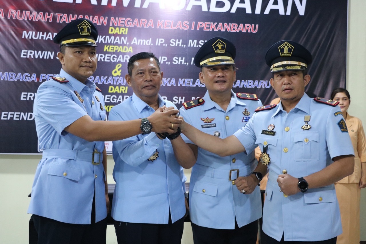 Kepala Rutan Pekanbaru Muhammad Lukman Dimutasi, Digantikan Erwin Saleh
