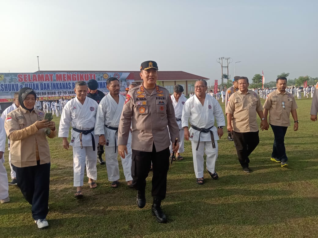 Gashuku dan Ujian DAN Inkanas se-Sumatera Dimulai, Kapolda: Berprestasilah, dan Selalu Rendah Hati