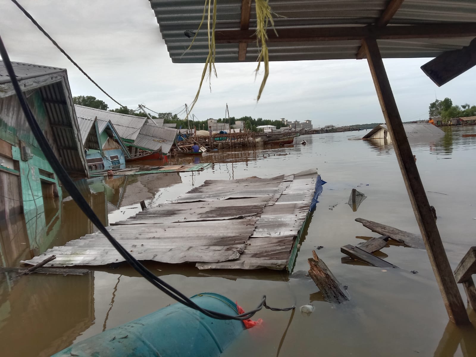 Pasca Banjir Rob, BPBD Riau Kirim Utusan ke  Inhil