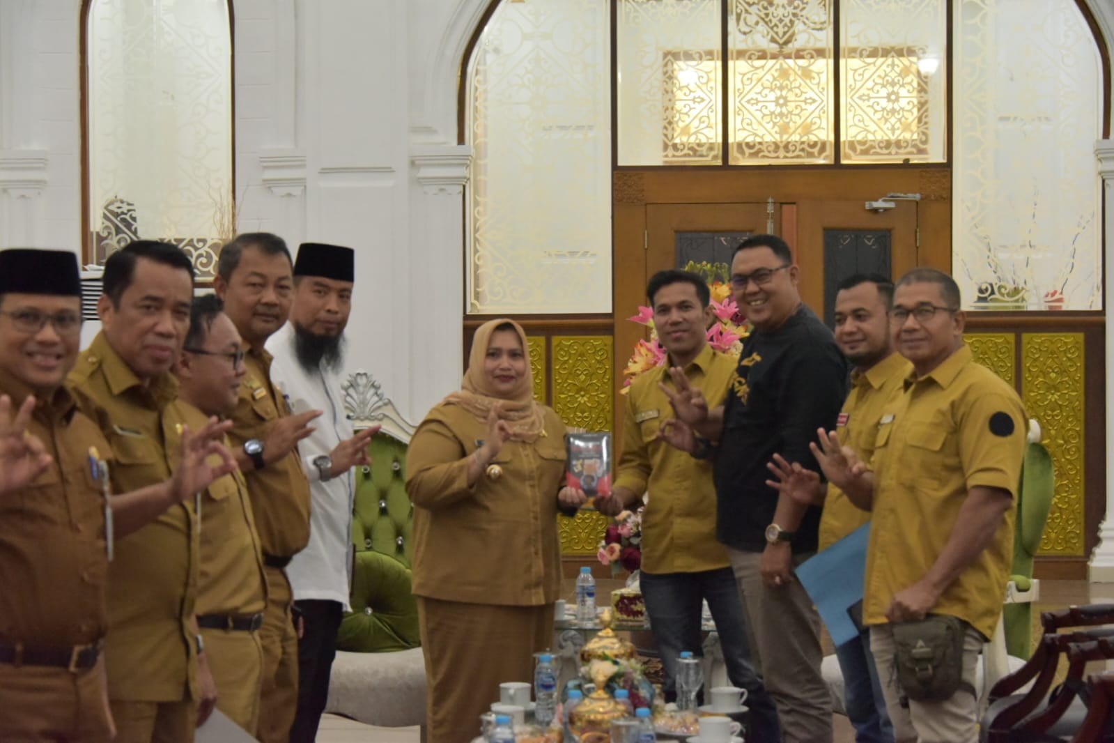 Bupati Kasmarni Beri Dukungan pada PWI Bengkalis Gelar HPN ke 77 